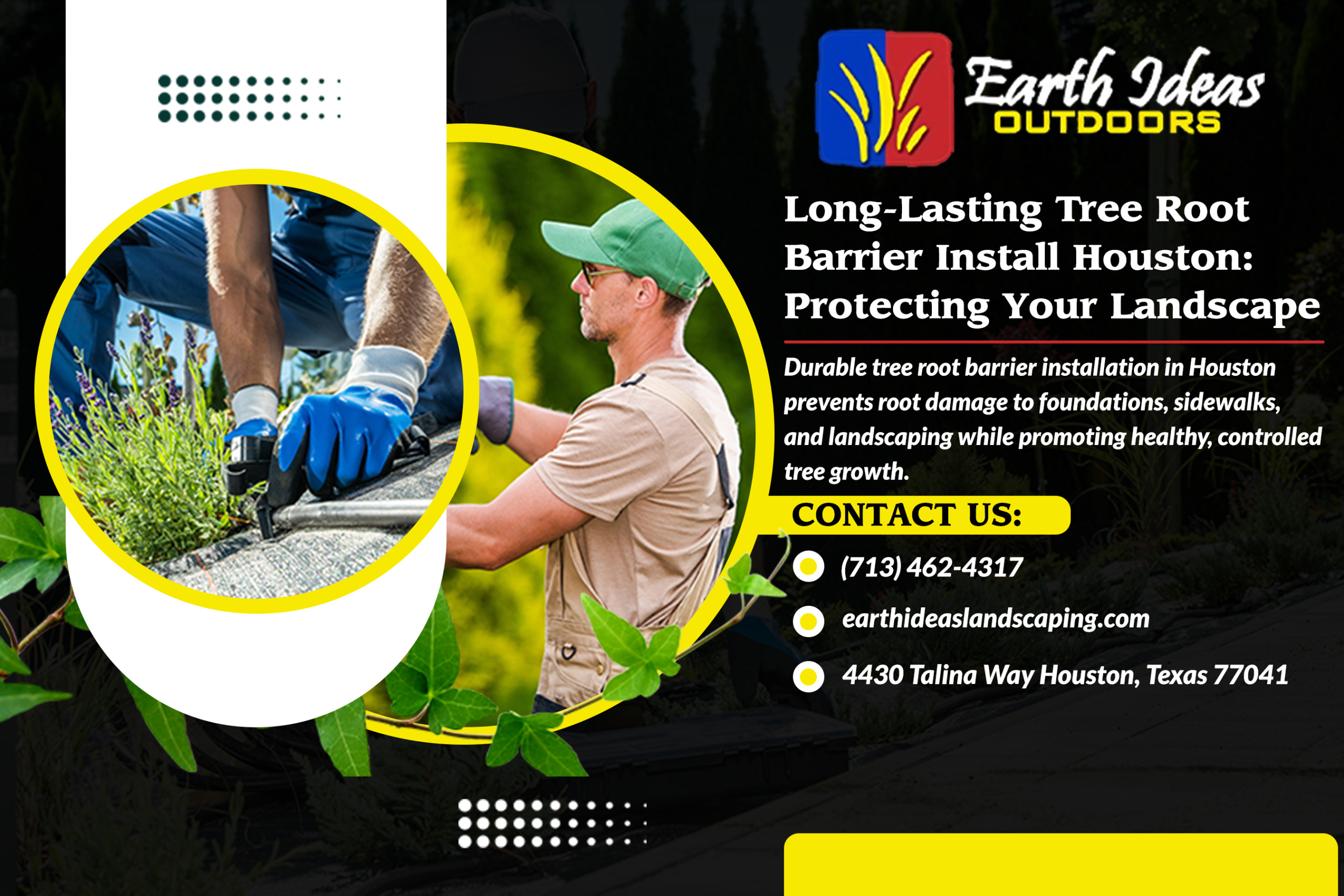 Long-Lasting Tree Root Barrier Install Houston Protecting Your Landscape